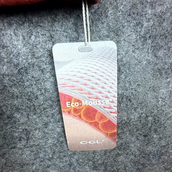 OGL Move Eco Mousse Crop Top Womens Medium Burnt Red Thermal Brushed Mock Neck - Picture 6 of 7